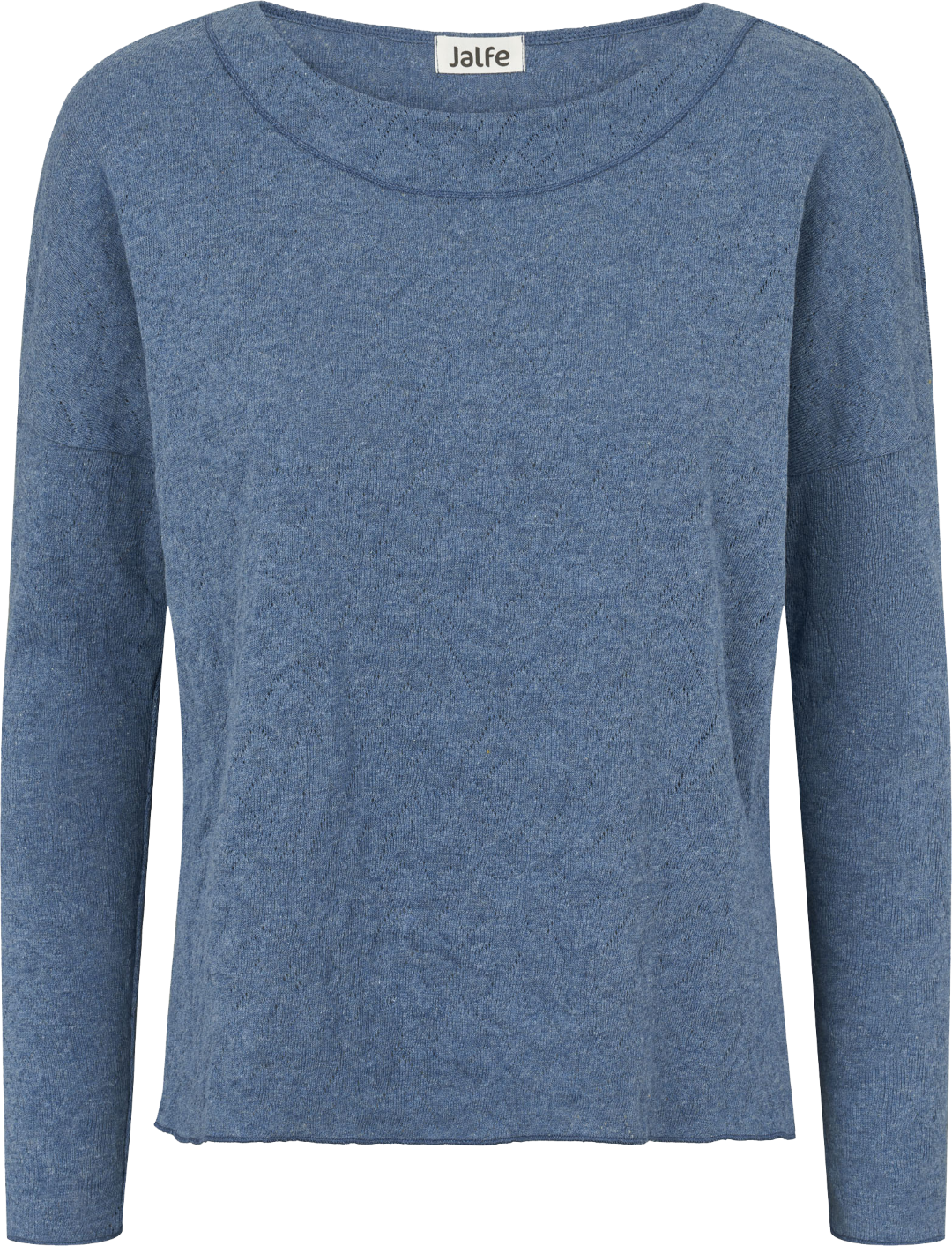 Oversize pullover jacquard organic cotton